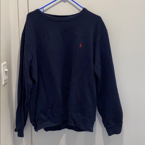 ralph lauren navy sweatshirt
